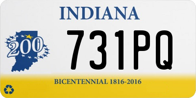 IN license plate 731PQ