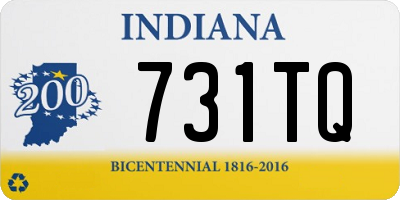 IN license plate 731TQ