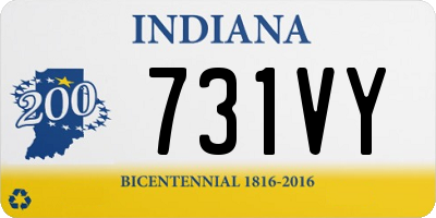 IN license plate 731VY