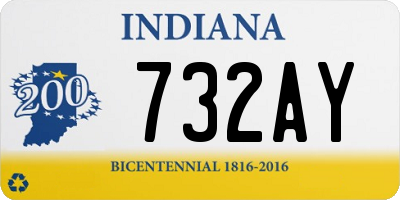 IN license plate 732AY