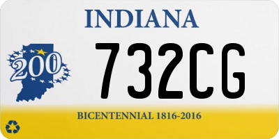 IN license plate 732CG