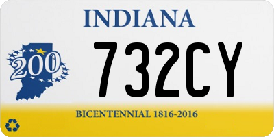 IN license plate 732CY