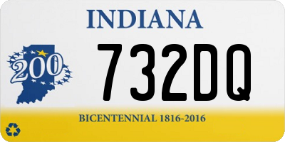 IN license plate 732DQ