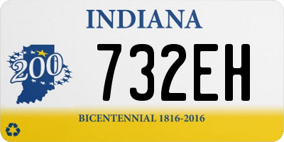 IN license plate 732EH