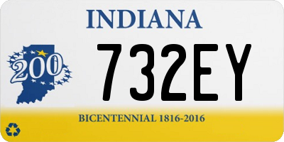 IN license plate 732EY