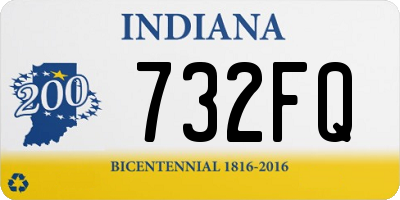 IN license plate 732FQ