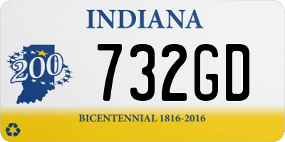 IN license plate 732GD