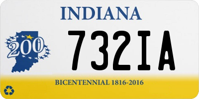 IN license plate 732IA