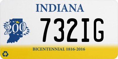 IN license plate 732IG