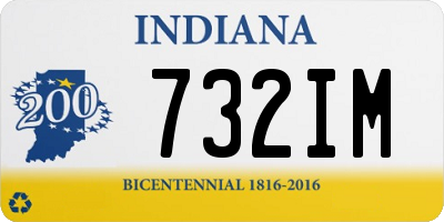 IN license plate 732IM