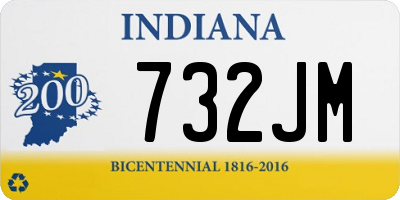 IN license plate 732JM
