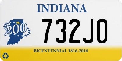 IN license plate 732JO