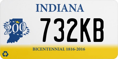 IN license plate 732KB