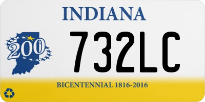 IN license plate 732LC