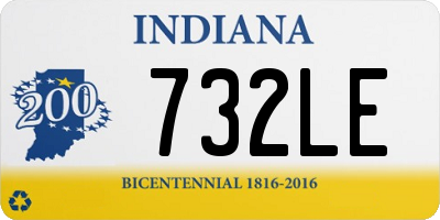 IN license plate 732LE