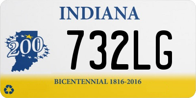 IN license plate 732LG