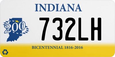 IN license plate 732LH