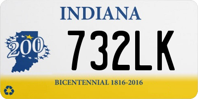 IN license plate 732LK