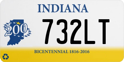 IN license plate 732LT