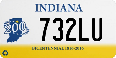 IN license plate 732LU
