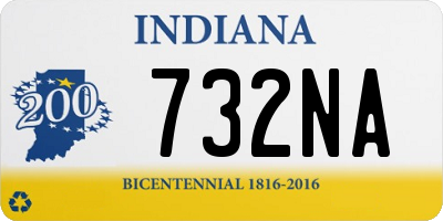 IN license plate 732NA
