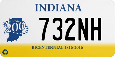 IN license plate 732NH