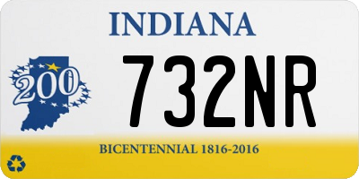 IN license plate 732NR