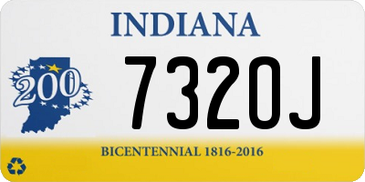 IN license plate 732OJ