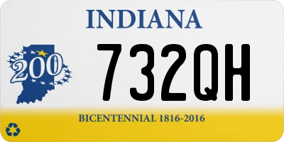 IN license plate 732QH