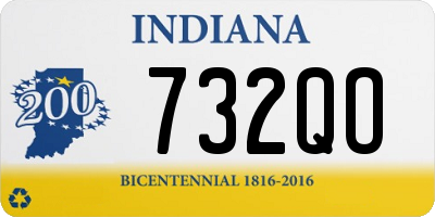 IN license plate 732QO