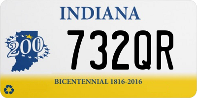 IN license plate 732QR