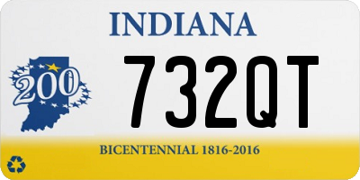 IN license plate 732QT