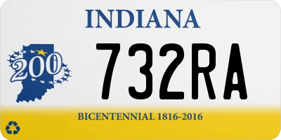 IN license plate 732RA