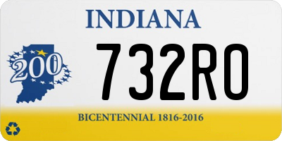 IN license plate 732RO