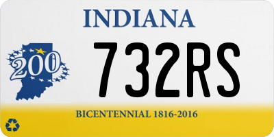 IN license plate 732RS