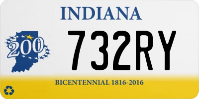 IN license plate 732RY