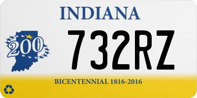 IN license plate 732RZ