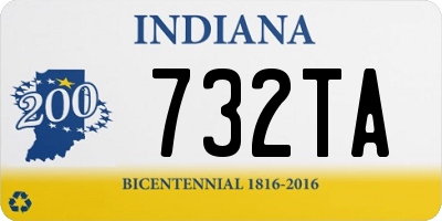 IN license plate 732TA