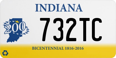 IN license plate 732TC