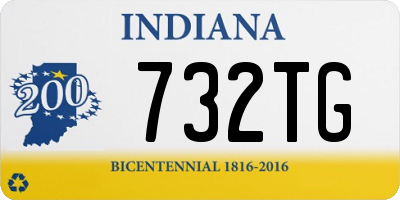 IN license plate 732TG