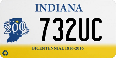 IN license plate 732UC