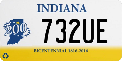 IN license plate 732UE