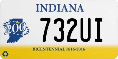 IN license plate 732UI