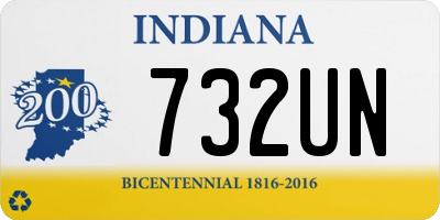 IN license plate 732UN