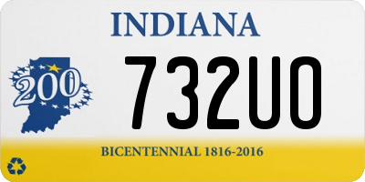 IN license plate 732UO