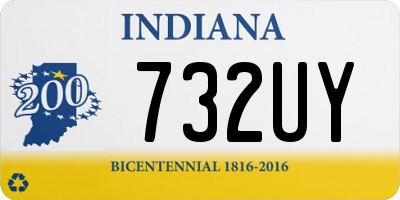 IN license plate 732UY