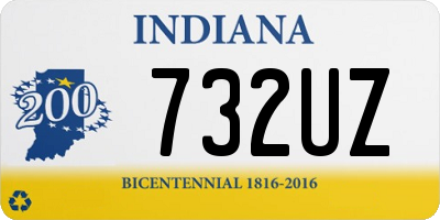 IN license plate 732UZ