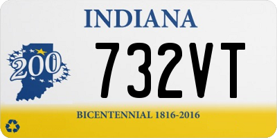 IN license plate 732VT