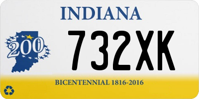 IN license plate 732XK