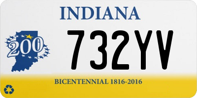 IN license plate 732YV